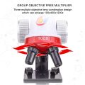 1200X Children Science Toy Biological Microscope Set Monocular Microscope with Mount Biological Experiment Tool Educational Toy. 