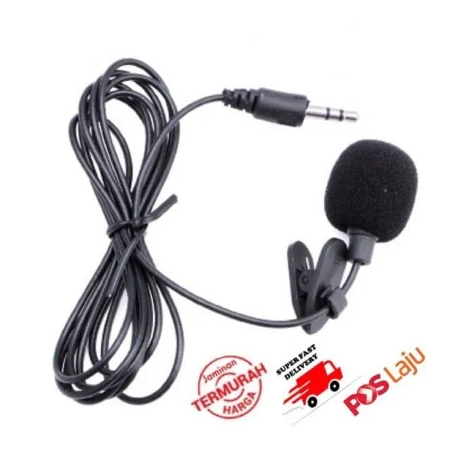 Clip-on%20Mic%20for%20Mobile%20Phone%20DSLR%20Camera%20PC%20with%203.5mm%20Jack,%20TRRS/TRS%20Adapter,%206m%20Cable,%20Metal%20Clip,%20Storage%20Bag,%20and%20LR44%20Battery%20(Black)%20-%20Image%202