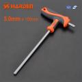 Harden 5.0mm T Handle Allen Hex Key (5.0x150mm) Chrome Vanadium Steel spanner set Inner Hexagon Wrench Hand Tool Spanner 540715. 