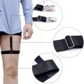 Shirt Holder Shirt Stays Men's Shirt Stays Men's Shirt Tail Elastic Garter Straps Belt with Non-Slip Locking Clamps. 
