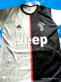 Football Jersey Jeep Juventus Black And White - Elevate Your Football Style With The Iconic Juventus Jersey.