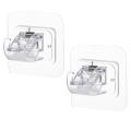 Curtain Rods No drilling,Nono Bracket No Drill Curtain Rod Brackets Self Adhesive Curtain Rod Holders Nail Free Adjustable Curtain Rod Hooks Curtain Hangers for Bathroom Kitchen Bathroom Hotel.