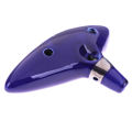 12 Hole ocarina ceramic alto C legend of blue instrument. 