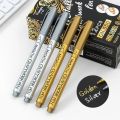 Metallic Waterproof Permanent Marker Pens for DIY Epoxy Resin Mold Gold Silver Color Drawing Supplies Craft Graffiti Marker Pen Amour zii. 