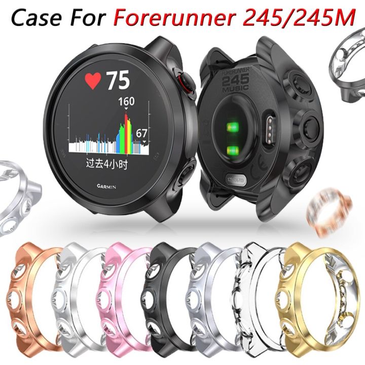 Ultra%20Thin%20Protective%20Case%20For%20Garmin%20Forerunner%20245%20245M%20245%20Music%20Smart%20Watch%20Cover%20Soft%20TPU%20Frame%20Shell%20Protector%20Accessories%20-%20Image%202