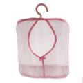 Kitchen Bathroom Hanging Storage Clothespin Hanging Mesh Bag Hook Organizer.
