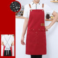 Uniform Work Apron Functional Haircut Professional Waterproof Apron Men'S Women'S Kitchen Apron for Grill Apron Garden Apron.