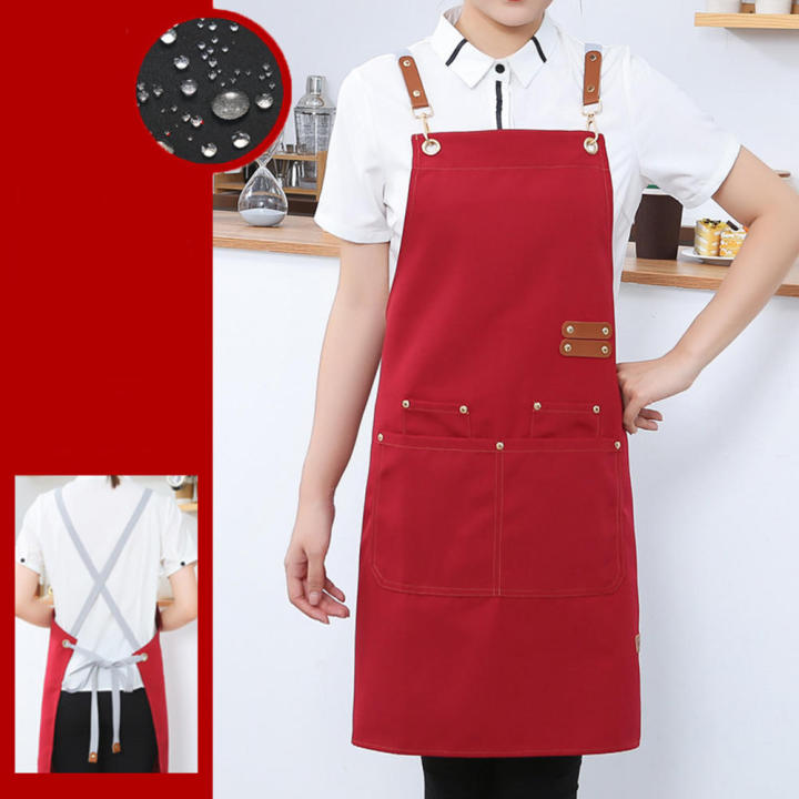 Uniform%20Work%20Apron%20Functional%20Haircut%20Professional%20Waterproof%20Apron%20Men'S%20Women'S%20Kitchen%20Apron%20for%20Grill%20Apron%20Garden%20Apron%20-%20Image%206