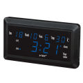 Light up life VST ST-5 12/24 Hours Desktop Clock Big Number Lcd Display Temperature Date Week Month Table Clock.
