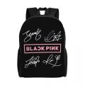 Kpop Jennie Black-Pink Travel Laptop Backpack Bookbag Casual Daypack College School Computer Bag for Women Men. 