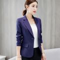 Korean Fashion Slim Blazers For Women Coat Jacket New Single Button Chic Suits Office Ladies Long Sleeve Elegant Casual Blazer. 