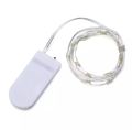 2M 20 LED Button Battery Operated LED Copper Wire String Light. 