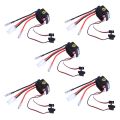 5X Rc ESC 320A 6-12V Brushed ESC Controller with 2A BEC for RC Boat. 