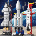 【Get the Perfect Fit】 Space Shuttle Rocket Building Blocks Toys for Kids Educational Gift for Boys Girls. 