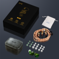 EPZ K5 1DD+4BA Monitor IEM Earphone Wired HIFI In Ear Earbuds Three-In-One 0.78 2 Pin Single Crystal Copper Upgrade Cable. 