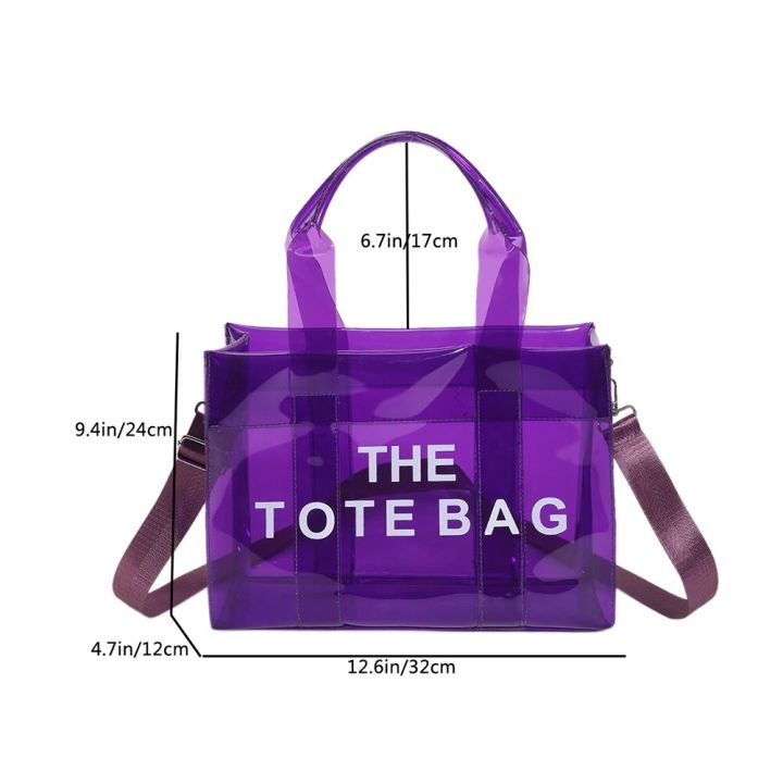 Women%20Travel%20Tote%20Bag%20Letter%20Transparent%20Top-Handle%20Bags%20PVC%20Casual%20Jelly%20Bag%20Clear%20Summer%20Candy%20Color%20Holiday%20Beach%20Tote%20Bags%20-%20Image%207