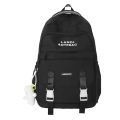 Teenage Girl Boys Fashion School Bag College Student Women Backpack Trendy Travel Lady Laptop Cute Backpack Black New Female Bag.