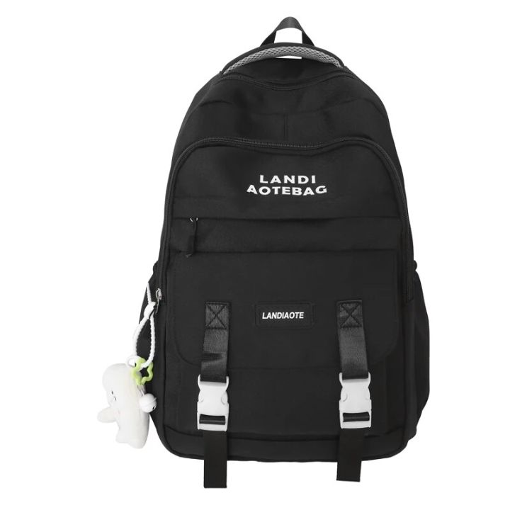 Teenage%20Girl%20Boys%20Fashion%20School%20Bag%20College%20Student%20Women%20Backpack%20Trendy%20Travel%20Lady%20Laptop%20Cute%20Backpack%20Black%20New%20Female%20Bag%20-%20Image%207
