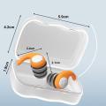 1 Pair Excellent Swimming Earplugs Waterproof Sound Filtering Anti-slip Women Men Noise Canceling Ear Plugs. 