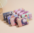 Cartoon Girl Casual Money Bag Coin Purse Card Holder Wallet.