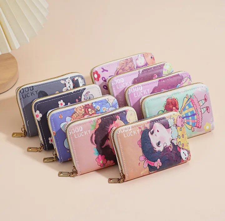 Cartoon%20Girl%20Casual%20Money%20Bag%20Coin%20Purse%20Card%20Holder%20Wallet%20-%20Image%202