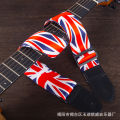 Acoustic guitar strap 41 inch electric guitar folk style cotton woven heat transfer classic crossbody shoulder strap. 