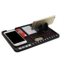 Anti-slip Multifunctional Car Dashboard Mat Keys Cell Phone Stand Holder Pad. 