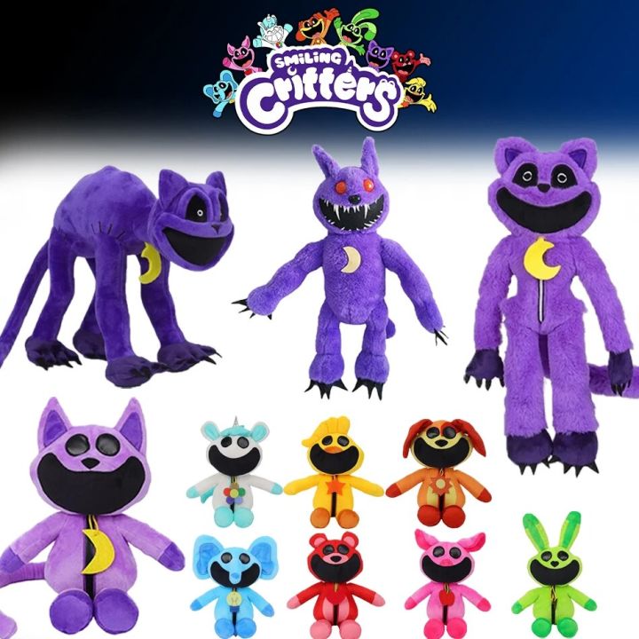 【Latest Style】 new 25cm Smiling Critters Plush Smiling Critters Cat Nap Catnat Accion Doll Soft Peluches Pillow Birthday Christmas Gift