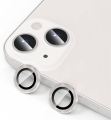 For Apple iPhone 13  White Color WSKEN Metal Anti Scratch Camera Lens Screen Protector. 
