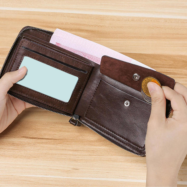 PU%20Men's%20Wallet%20Soft-touch%20Personalized%20Casual%20Leather%20Wallet%20Zipper%20Wallet%20for%20Use%20Gift%20for%20Men%20Business%20Essential%20Travel%20Accessory%20Fashion%20Accessory%20-%20Image%206