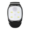 LED Clip Flashlight 4 Lighting Modes USB Rechargeable Clip On Light Safety Warning Running Lights for Night Walking Fishing. 