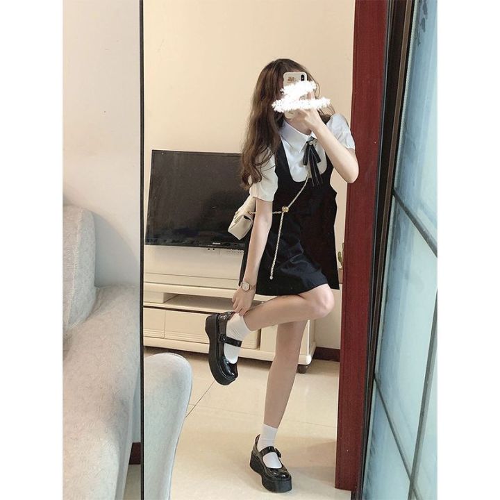 Summer%20Cute%20and%20Lively%20Korean%20Gentle%20Wear%20Sweet%20College%20Style%20Top%20Strap%20Dress%20Two-Piece%20Suit%20for%20Women%20-%20Image%208