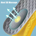 Insoles Breathable Damping Mesh Latex Memory Foam Massage Insole Sports Deodorant Running Shoe Inserts Pad Women Men Soft.