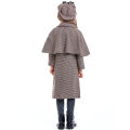 GC Kids Detective Cosplay Costume Houndstooth Movie Character Role Play Costume For Halloween Birthday Theme Party.