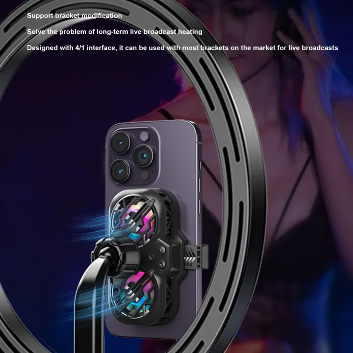 K11%20Mobile%20Phone%20Cooler%20Cool%20Lighting%20Cell%20Phone%20Live%20Streaming%20Radiator%20Adjustable%203%20Levels%20For%20Playing%20Games%20Watching%20Videos%20-%20Image%208
