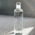 Transparent Glass Water Bottle with Time Scale (500ml+Protection Black Cover), Large Capacity Glass Water Pot/Bottle. 