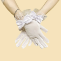 New Lace Gloves, Ladies' Elegant Short Gloves, Tea Party Gloves, Retro Gloves, Summer Gloves, Weiding Short Gloves, Bow Lace Gloves For Ladies and Girls. 