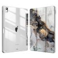 New- Marble Pattern Crystal Acrylic Leather Case with Pen Slot For iPad 9.7 2017 / 2018 / Air 2 / Air. 