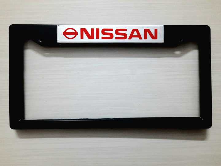 New Nissan logo Car License Number Plate Frame 2pcs