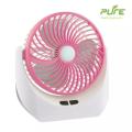 Lithium rechargeable mini table fan with LED light -1880.