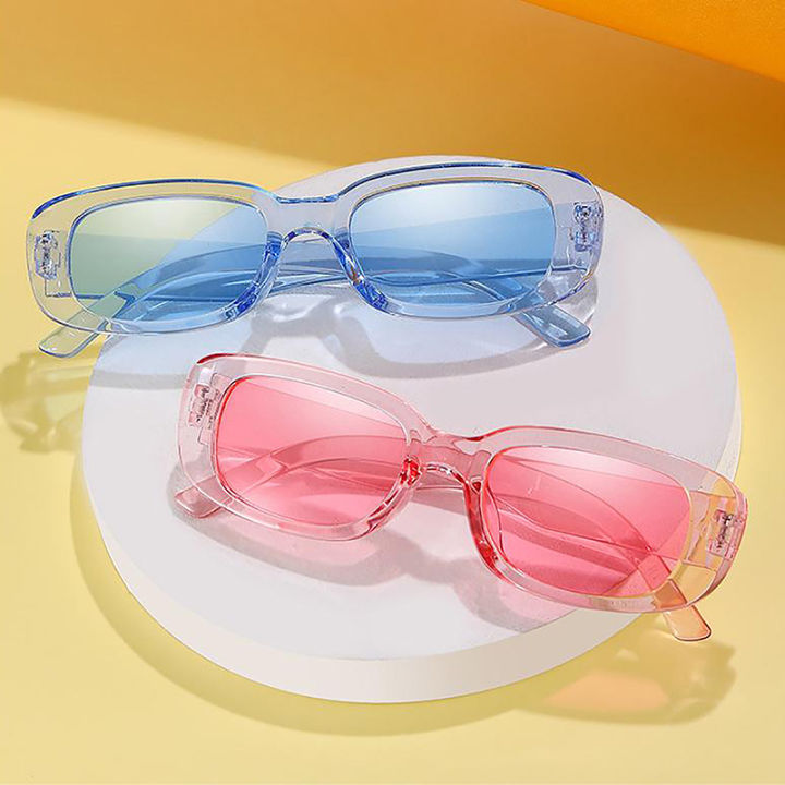 Fashion Women Rectangle Vintage Sunglasses Retro Points Sun Glasses Eyeglass NOVO