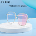 OQ BOGA 20 Styles Anti UV Photochromic Sunglasses Anti Blue Light Radiation Metal Square Frame Computer Glasses. 