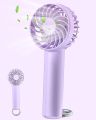 MINI HANDY FAN PORTABLE RECHARGEABLE FAN POCKET SIZE MICRO USB CHARGER PORT & CABLES MINI BATTERY DESK FANS. 