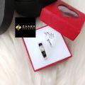 Valentine Couple Rings for Women and Men with Box - 2 Pieces (Grade-1 Quality) (Imported) - Rings - Ring - Ring for Women and Men.