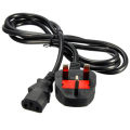 Computer Desktop Pc Power Supply Cable DC 3 Pin 1.5M-BLACK. 