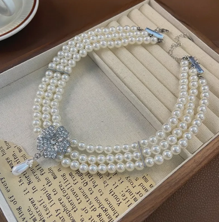 Vintage%20Multi%20Layer%20Pearl%20Choker%20Elegant%20Trendy%20Oval%20Wedding%20Gift%20Necklace%20-%20Image%205