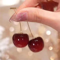 Premium Earrings With Cherry Fruit Cherry Earrings GJCUTE. 