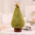 Plushie Xmas Tree Cute Stuffed Christmas Elk Reindeer Plush Deer Toy Pine Ring Bell Ginger Bread Chocolate House Bell. 