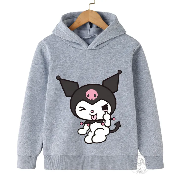 Kawaii%20Kuromi%20Hoodie%20For%20Girls%20Long%20Sleeve%20Sweatshirts%20Children%20Spring%20Autumn%20Sanrio%20Cartoon%20Kids%20Casual%20Hooded%20Pullover%20Tops%20-%20Image%204