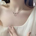 Trendy Bowknot Necklace for Women, Adjustable Length, Minimalist Design. 